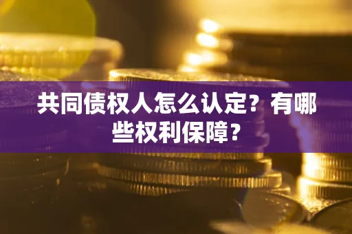 济南共同债权人怎么认定？有哪些权利保障？