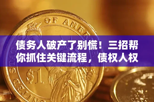 济南债务人破产了别慌！三招帮你抓住关键流程，债权人权益不再缩水